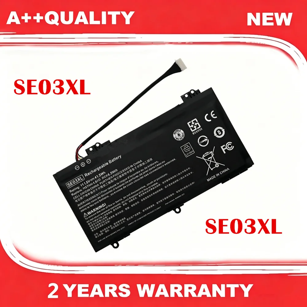 SE03XL HSTNN-LB7G TPN-Q171 HSTNN-UB6Z 849568-541 849908-850 849568-421 Laptop Battery For HP Pavilion PC 14 14-AL000 14-AL100
SE03XL HSTNN-LB7G TPN-Q171 HSTNN-UB6Z 849568-541 849908-850 849568-421 Laptop Battery For HP Pavilion PC 14 14-AL000 14-AL100