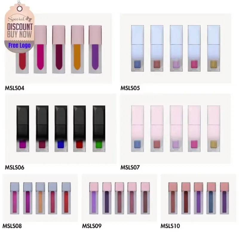 Custom 5pcs/set DIY Glitter Liquid Lipstick Kit Non Stick Cup Long Lasting Waterproof Matte Moisturizing Lipgloss Makeup Bulk
Custom 5pcs/set DIY Glitter Liquid Lipstick Kit Non Stick Cup Long Lasting Waterproof Matte Moisturizing Lipgloss Makeup Bulk