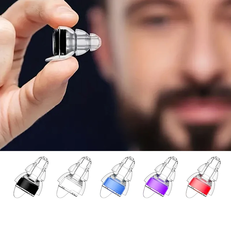 HUAK High-Fidelity Ear Plugs Reusable Noise-Reducing Earplug for Sleep Travel Noise Sensitivity Hearing Protection
HUAK High-Fidelity Ear Plugs Reusable Noise-Reducing Earplug for Sleep Travel Noise Sensitivity Hearing Protection