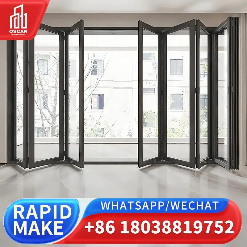 Customizable Factory Made Aluminum Accordion Door Ideal for European Commercial Spaces Creative Aluminum Folding Door
Customizable Factory Made Aluminum Accordion Door Ideal for European Commercial Spaces Creative Aluminum Folding Door