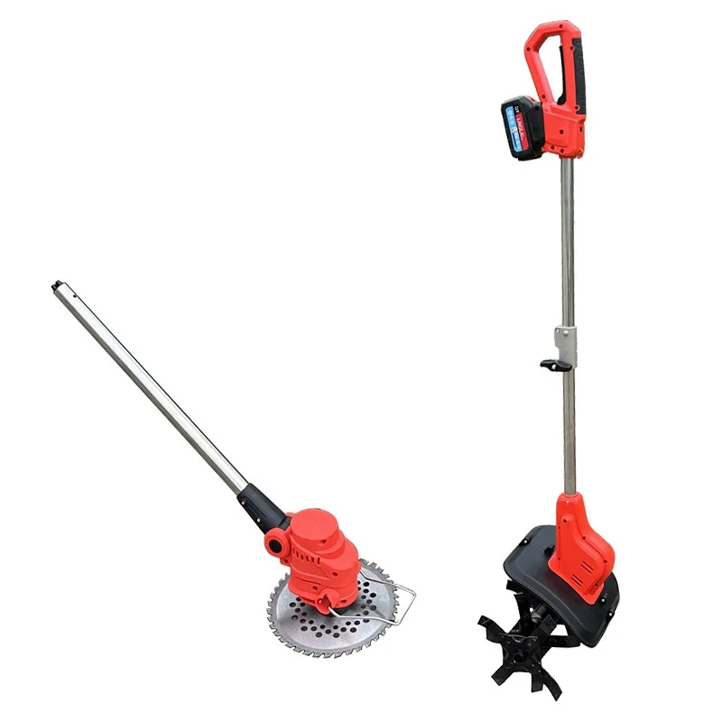 Lithium Battery Lawn Mower Small Household Mower Handheld Electric Mower Garden Trimmer Rechargeable Earth-Loosening Wheel 예초기
Lithium Battery Lawn Mower Small Household Mower Handheld Electric Mower Garden Trimmer Rechargeable Earth-Loosening Wheel 예초기