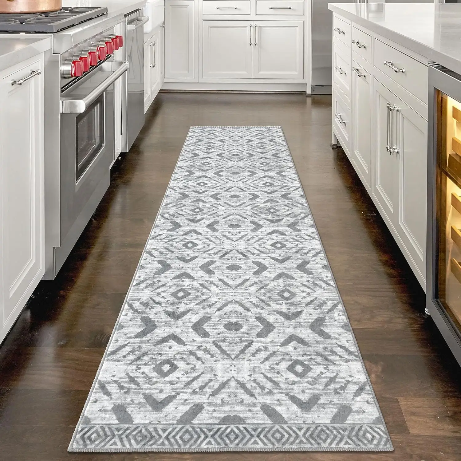Kitchen Runner Rug Hallway Runner Rug Washable, Soft Runners Rugs Non Slip Printed Distressed Laundry Room Rugs, Low-Pile
Kitchen Runner Rug Hallway Runner Rug Washable, Soft Runners Rugs Non Slip Printed Distressed Laundry Room Rugs, Low-Pile