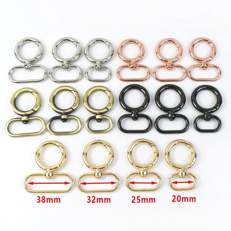 5/10Pcs 20-38mm Metal Spring Snap Buckle Swivel Lobster Clasp Bag Strap O Ring Connect Hooks Oval Carabiner Buckles Repair Kit
5/10Pcs 20-38mm Metal Spring Snap Buckle Swivel Lobster Clasp Bag Strap O Ring Connect Hooks Oval Carabiner Buckles Repair Kit