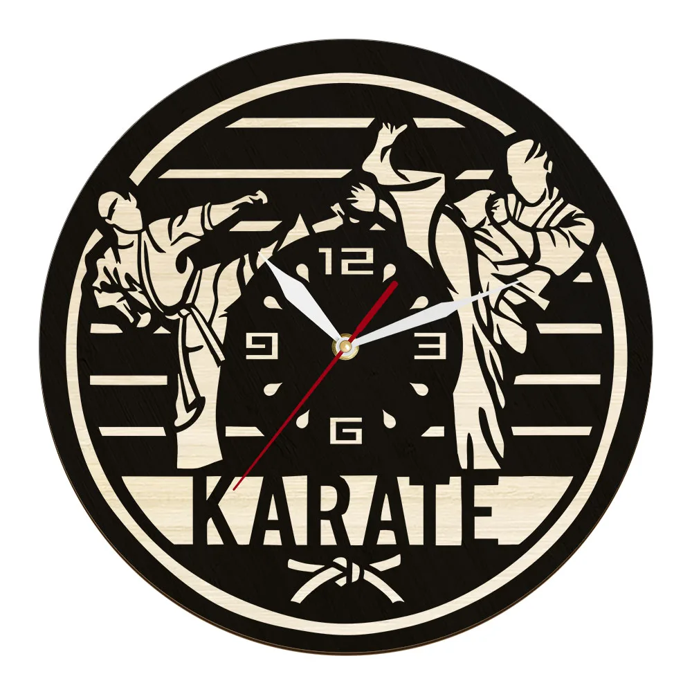 Japanese Martial Arts Karate Wooden Wall Clock Rustic Home Decor Nature Wood Fighting Sports Combat Wall Art Watch Karateka Gift
Japanese Martial Arts Karate Wooden Wall Clock Rustic Home Decor Nature Wood Fighting Sports Combat Wall Art Watch Karateka Gift