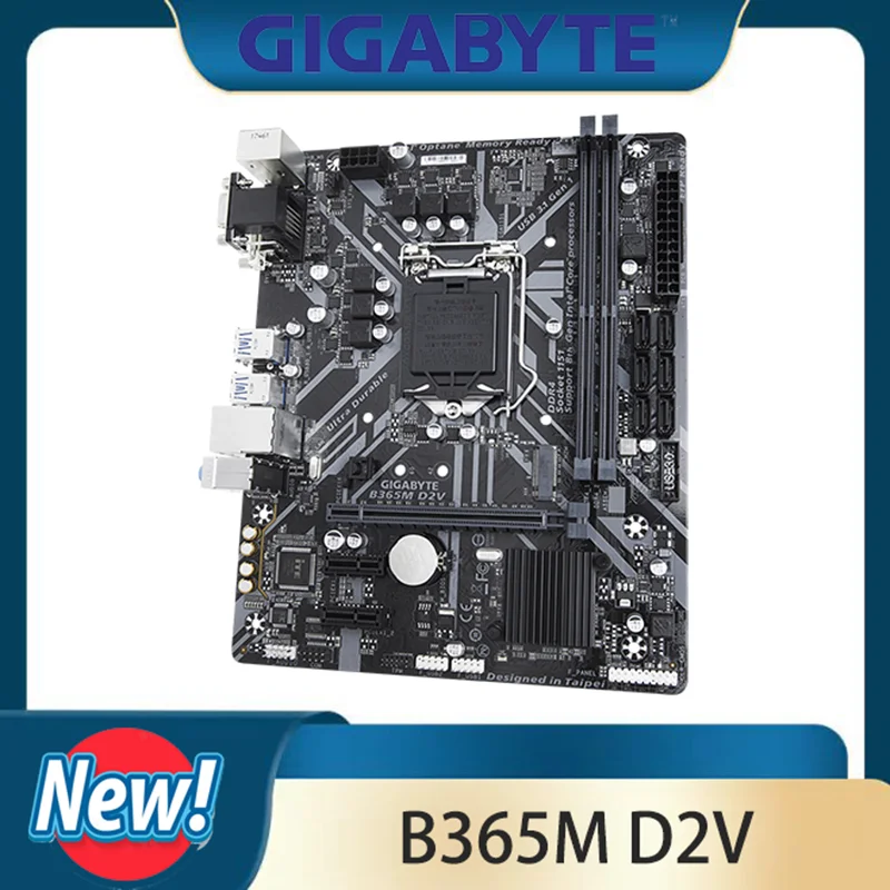 NEW GIGABYTE B365M D2V (No retail box) LGA 1151 2×DDR4 32GB PCI-E 3.0 1×PCI-E x16 1×VGA 1×DVI
NEW GIGABYTE B365M D2V (No retail box) LGA 1151 2×DDR4 32GB PCI-E 3.0 1×PCI-E x16 1×VGA 1×DVI