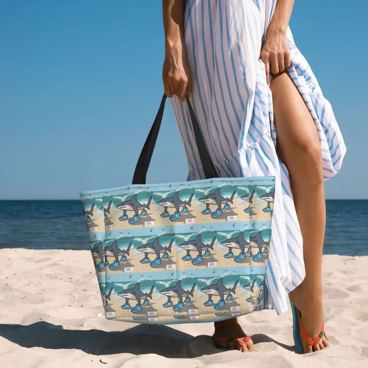 Tralalero Tralala Funny Shark Meme Italian Brainrot Beach Tote Bag Sport Yoga Duffle Large Tote Bag Women Travel Bag Fitness bag
Tralalero Tralala Funny Shark Meme Italian Brainrot Beach Tote Bag Sport Yoga Duffle Large Tote Bag Women Travel Bag Fitness bag