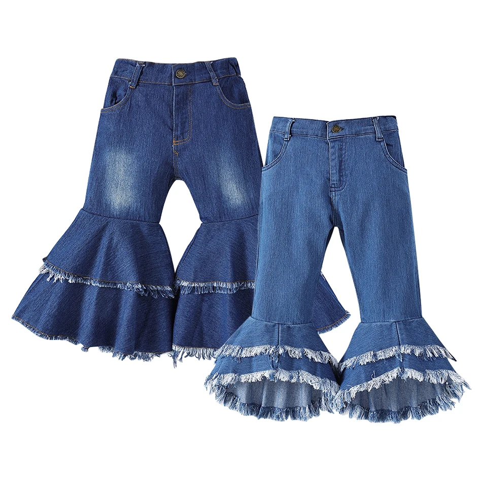 Teenagers Girls Fashion Chic Denim Jeans with Double Layer and Frayed Edges with Flared Suitable Spring and Autumn Trendy Look
Teenagers Girls Fashion Chic Denim Jeans with Double Layer and Frayed Edges with Flared Suitable Spring and Autumn Trendy Look
