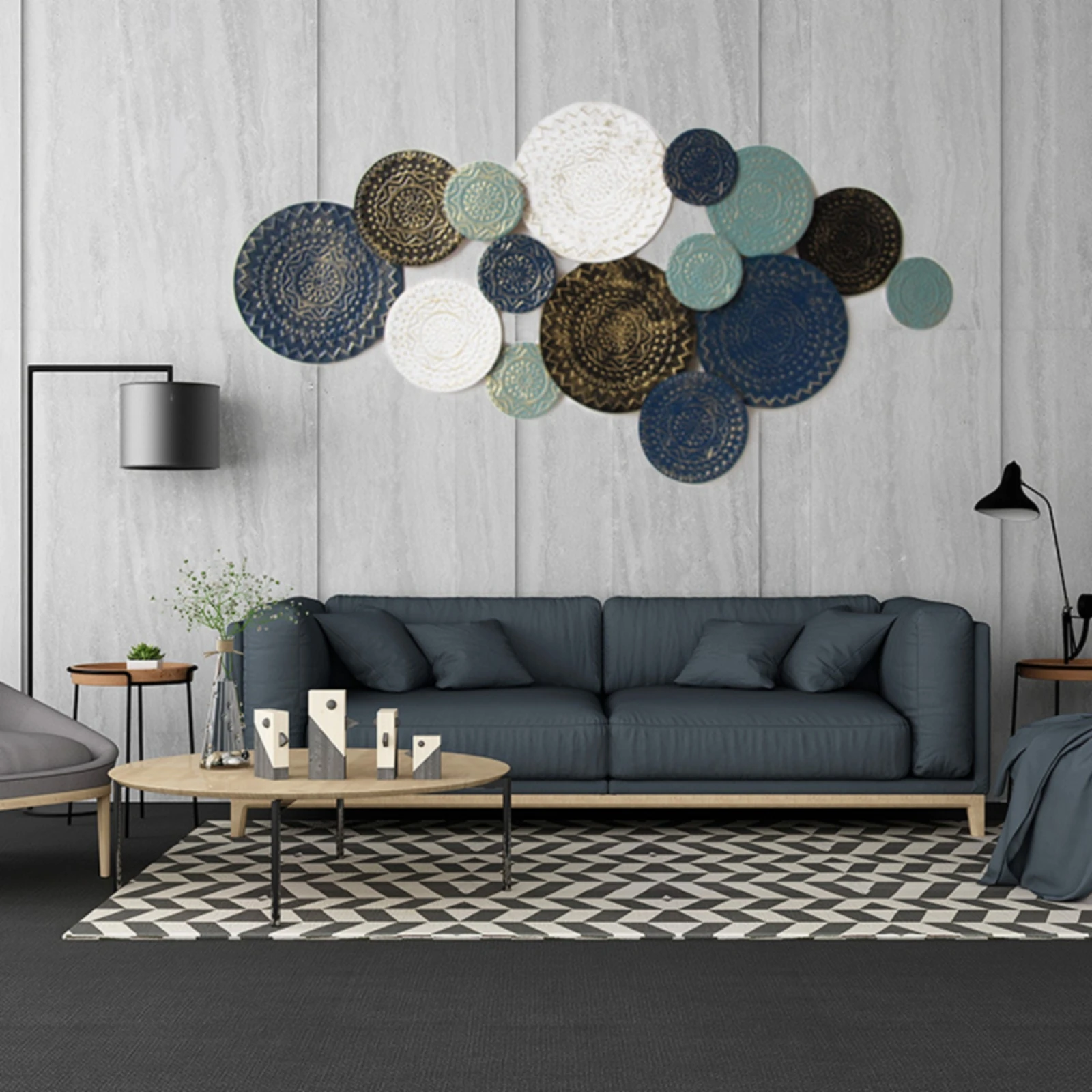 Metal Disc Wall Art Horizontal Circular Metal Wall Sculpture Room Decoration 3D Modern for Entryway
Metal Disc Wall Art Horizontal Circular Metal Wall Sculpture Room Decoration 3D Modern for Entryway