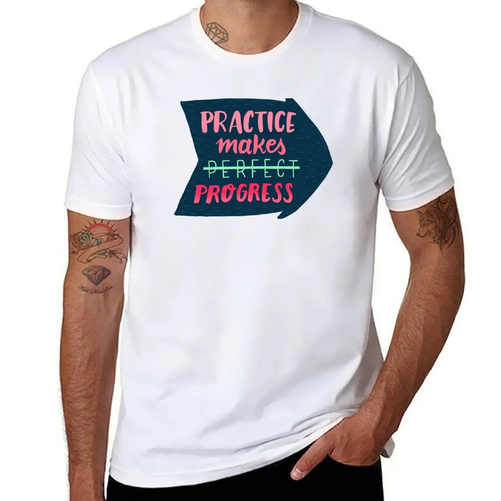 Practice makes progress T-Shirt t shirts for man graphic vintage essential t shirt T-Shirt
Practice makes progress T-Shirt t shirts for man graphic vintage essential t shirt T-Shirt
