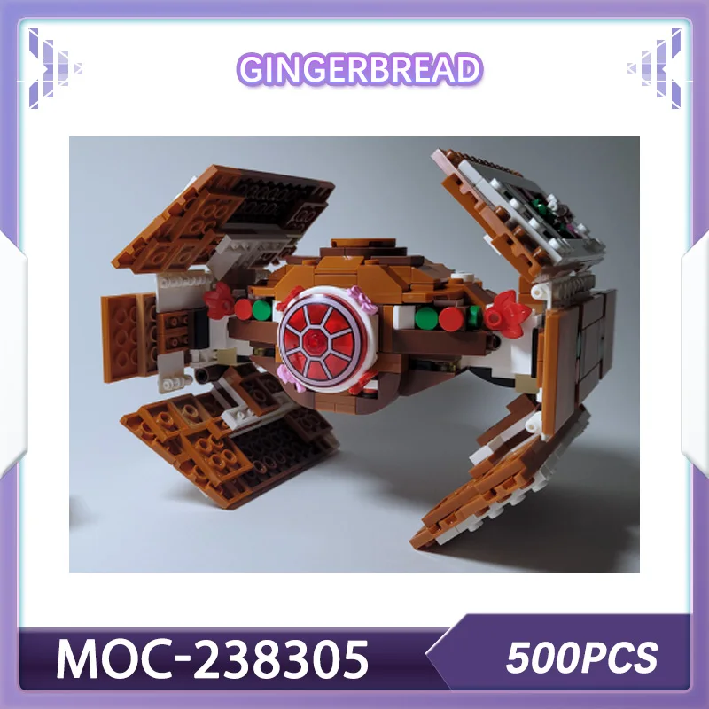 Gingerbread New Sci-fi spaceship warship MOC-238305 building block set Space Wars model gift Christmas present movie series
Gingerbread New Sci-fi spaceship warship MOC-238305 building block set Space Wars model gift Christmas present movie series