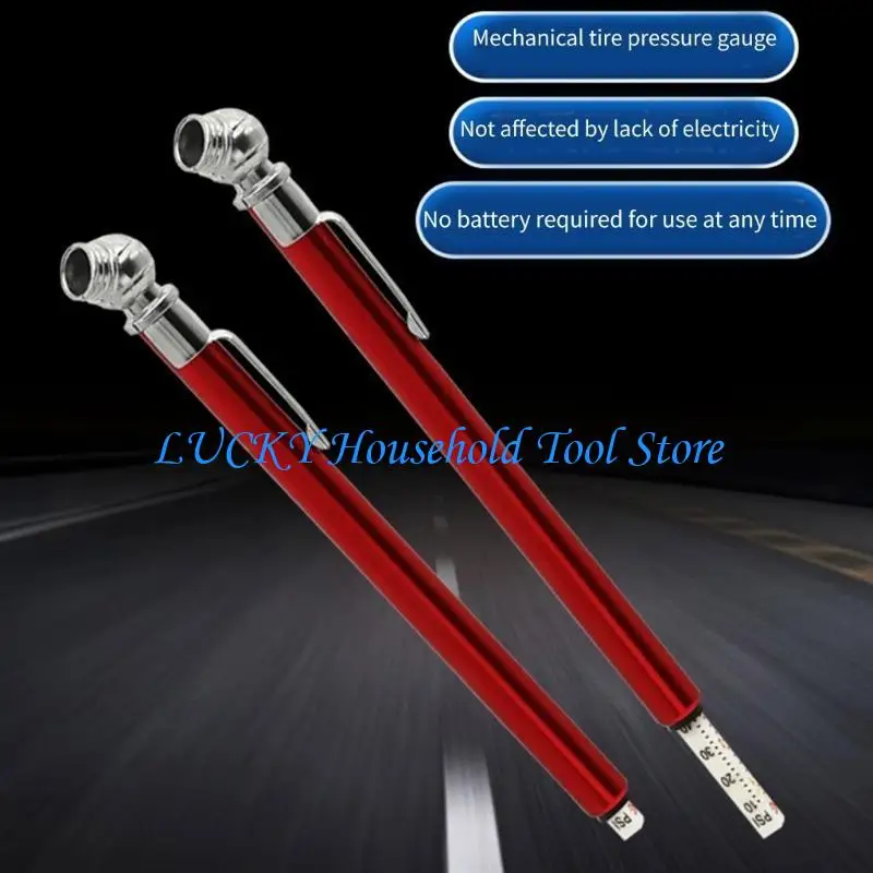 J0MC Essential Equipment Mechanical Tire Pressure Gauge Hand Tool for Safe Driving
J0MC Essential Equipment Mechanical Tire Pressure Gauge Hand Tool for Safe Driving