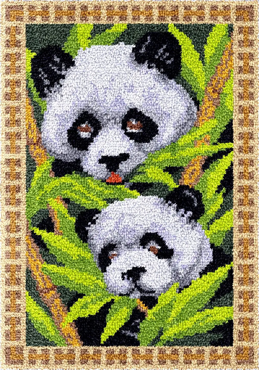 Animals latch hook kits Carpet embroidery Set Latch Hook Kit Panda Button Pad Package Handmade DIY smyrna Art Hobby knooppakket
Animals latch hook kits Carpet embroidery Set Latch Hook Kit Panda Button Pad Package Handmade DIY smyrna Art Hobby knooppakket