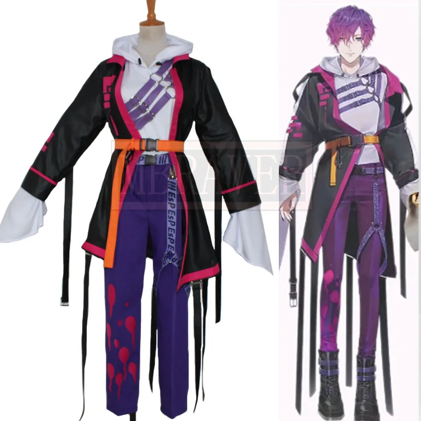 Vtuber Noctyx Uki Violeta Uniform Cosplay Costume Halloween Party Christmas Custom Made Any Size
Vtuber Noctyx Uki Violeta Uniform Cosplay Costume Halloween Party Christmas Custom Made Any Size