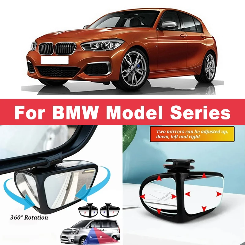2Pcs 360° Adjustable Blind Spot Mirrors Convex Wide Angle Rearview For BMW F30 F31 E90 E91 G20 G30 F10 F20 X1 X3 X5 X2 X6 M2 M3
2Pcs 360° Adjustable Blind Spot Mirrors Convex Wide Angle Rearview For BMW F30 F31 E90 E91 G20 G30 F10 F20 X1 X3 X5 X2 X6 M2 M3