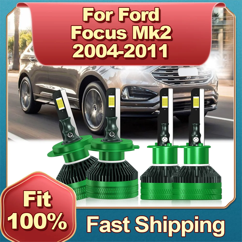 2/4Pcs LED Car Headlight Bulb High Low Beam Fan Cooling 30000LM 12V For FORD FOCUS MK2 2004 2005 2006 2007 2008 2009 2010 2011
2/4Pcs LED Car Headlight Bulb High Low Beam Fan Cooling 30000LM 12V For FORD FOCUS MK2 2004 2005 2006 2007 2008 2009 2010 2011