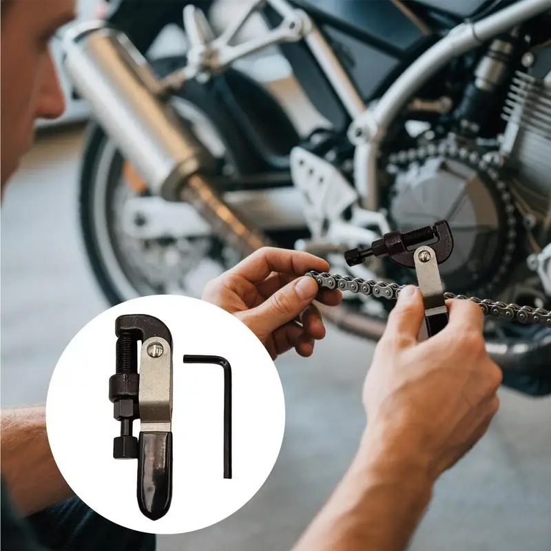 Motorcycle Chain Breaker Heavy Duty Bike Chain Tool Lightweight Portable Bike Maintenance Supplies For Fence Mountain Road
Motorcycle Chain Breaker Heavy Duty Bike Chain Tool Lightweight Portable Bike Maintenance Supplies For Fence Mountain Road