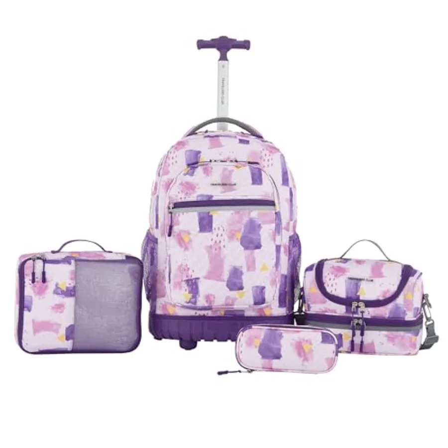 4 Pcs Rolling Backpack Set With Accessories
4 Pcs Rolling Backpack Set With Accessories