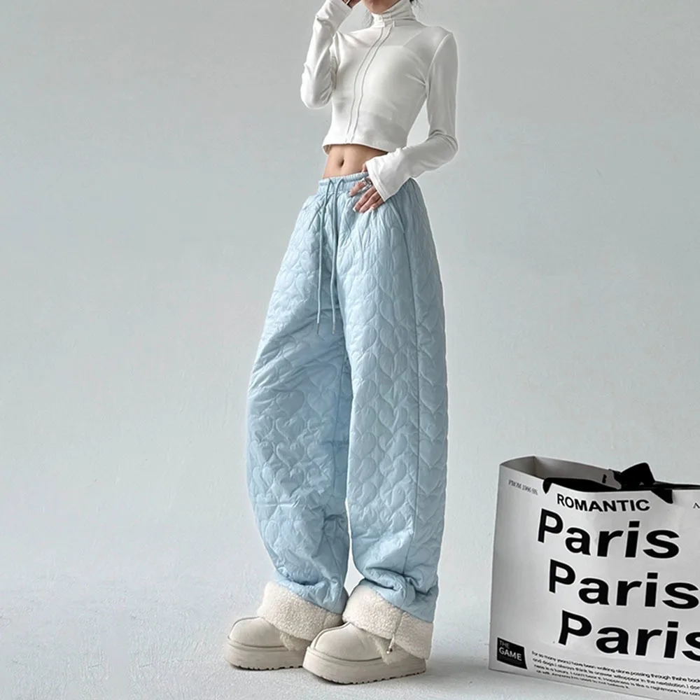 Women Pants Casual Warm Cotton Autumn Winter Elastic Waist Trousers 2025 New Solid Color Thicken Pockets Vintage Bloomers Pants
Women Pants Casual Warm Cotton Autumn Winter Elastic Waist Trousers 2025 New Solid Color Thicken Pockets Vintage Bloomers Pants