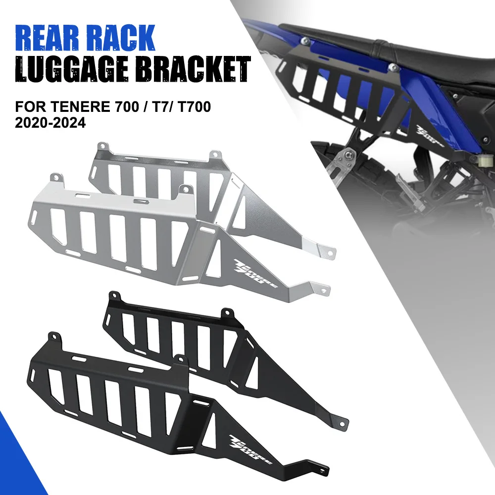 For Yamaha Tenere 700 / T7/ T700 2020-2021-2022-2023 2024 Motorcycle Accessories Rear Rack Luggage Shelf Bracket Tailbox Support
For Yamaha Tenere 700 / T7/ T700 2020-2021-2022-2023 2024 Motorcycle Accessories Rear Rack Luggage Shelf Bracket Tailbox Support