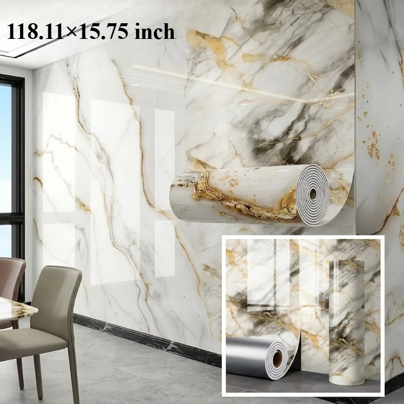 Waterproof 3D Marble Wall Sticker Thickened Foam Self Adhesive Low Maintenance Decor for Bathroom Kitchen Living Room
Waterproof 3D Marble Wall Sticker Thickened Foam Self Adhesive Low Maintenance Decor for Bathroom Kitchen Living Room