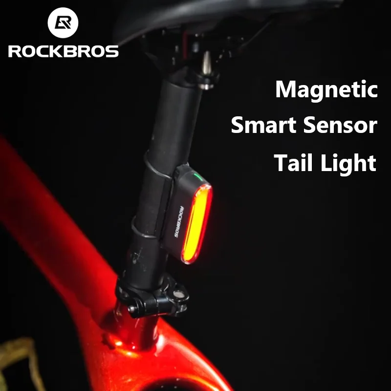 ROCKBROS Smart Bicycle Tail Light USB Type-C Magnetic Brake Sensing Led Cycling Lamp IPX6 Waterproof Safety Bike Rear Light
ROCKBROS Smart Bicycle Tail Light USB Type-C Magnetic Brake Sensing Led Cycling Lamp IPX6 Waterproof Safety Bike Rear Light