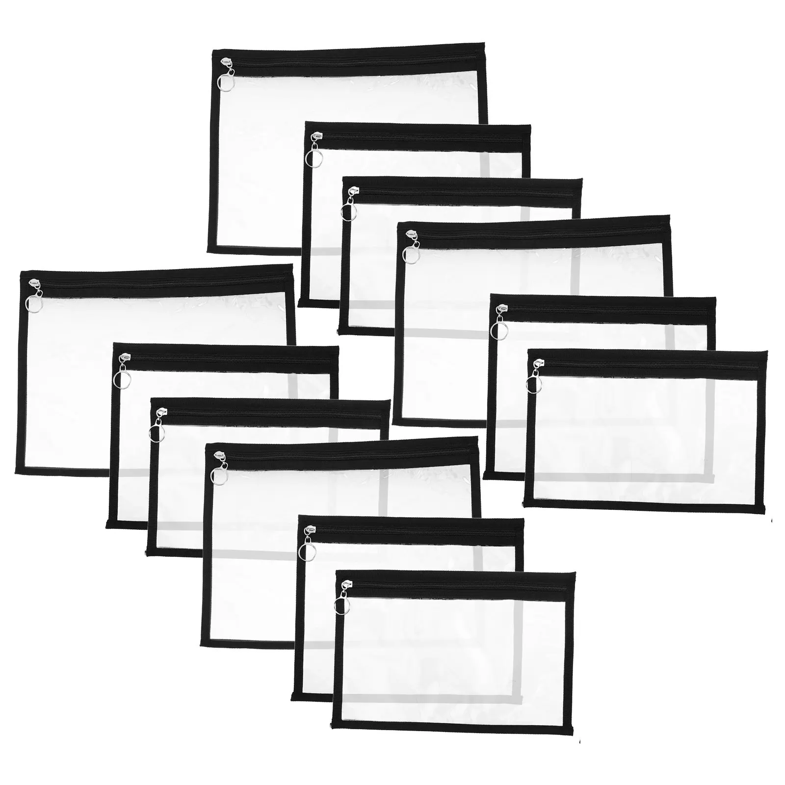 12 шт., прозрачная сумка для документов, черная прозрачная водонепроницаемая сумка-органайзер из ПВХ на молнии, маленькая дорожная сумка для хранения туалетных принадлежностей, для офиса, школы
12 шт., прозрачная сумка для документов, черная прозрачная водонепроницаемая сумка-органайзер из ПВХ на молнии, маленькая дорожная сумка для хранения туалетных принадлежностей, для офиса, школы