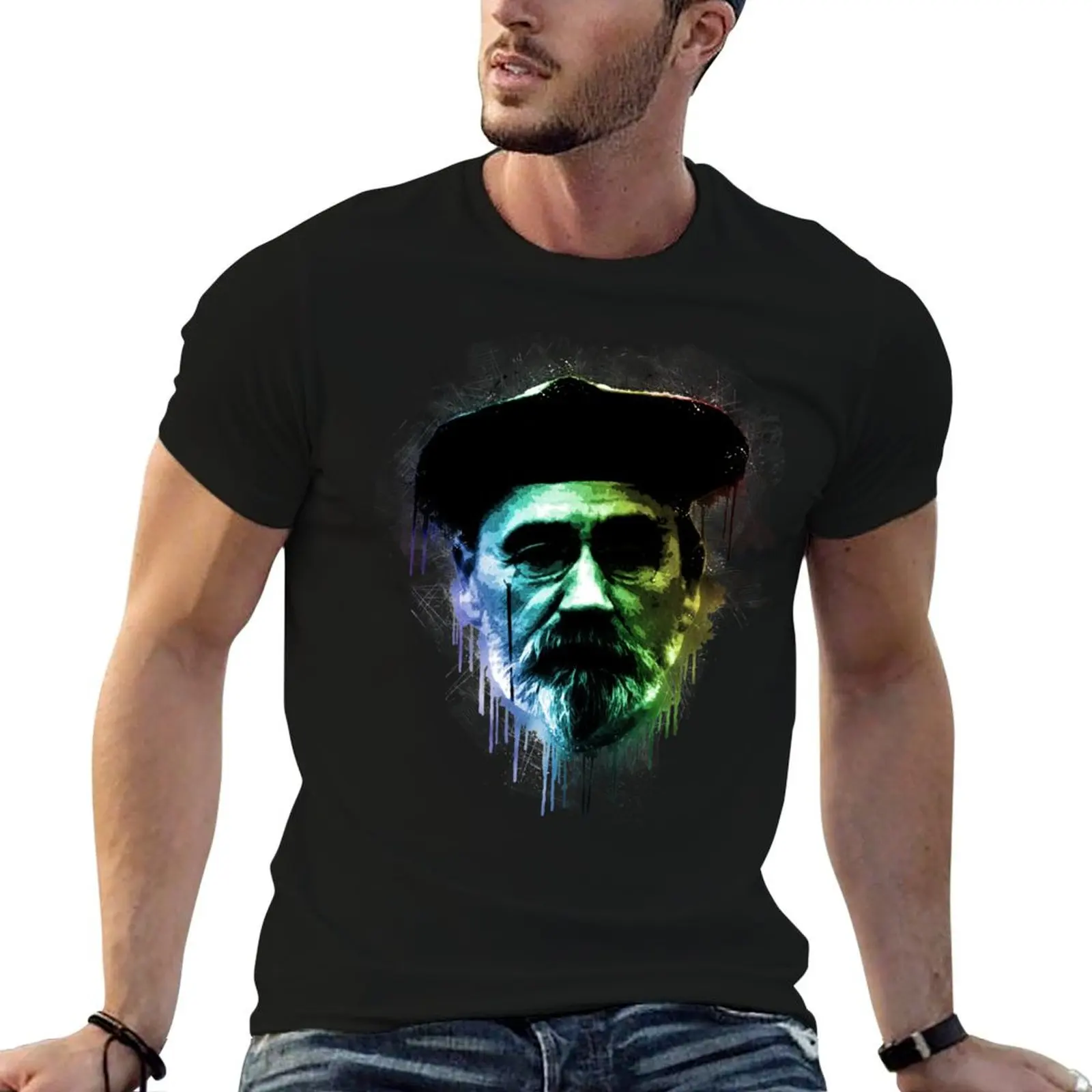 Emile Zola Urban Grunge Painting Rainbow Spectrum T-Shirt vintage t shirts boys whites shirts men
Emile Zola Urban Grunge Painting Rainbow Spectrum T-Shirt vintage t shirts boys whites shirts men