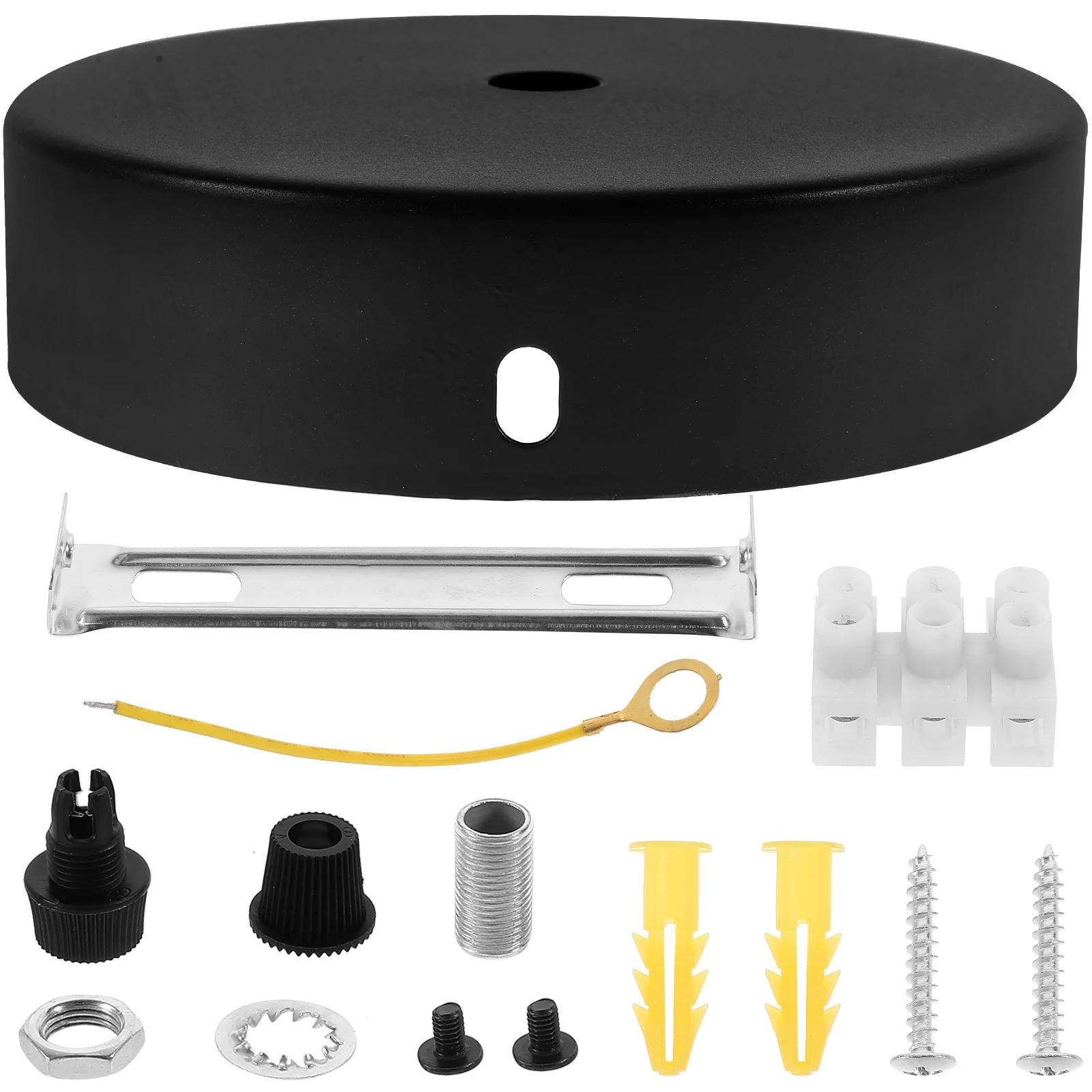 Поднос для потолочного светильника, черный подвесной светильник, навес, пластина, монтажный держатель, светильники, железная крышка, подвесное основание
Поднос для потолочного светильника, черный подвесной светильник, навес, пластина, монтажный держатель, светильники, железная крышка, подвесное основание