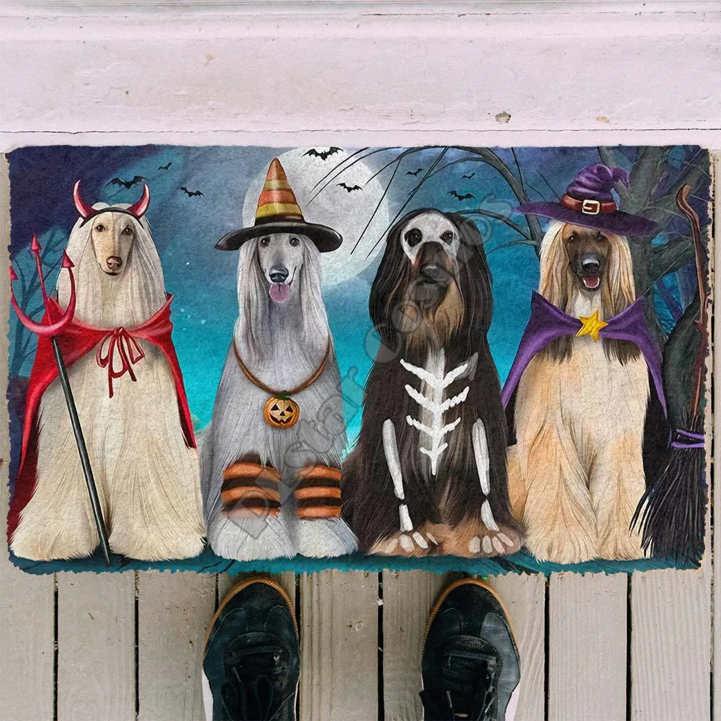 Afghan Hounds/American Staffordshire Dog Halloween Doormat 3D Printed Indoor Outdoor Doormat Non-slip love dogs gift
Afghan Hounds/American Staffordshire Dog Halloween Doormat 3D Printed Indoor Outdoor Doormat Non-slip love dogs gift