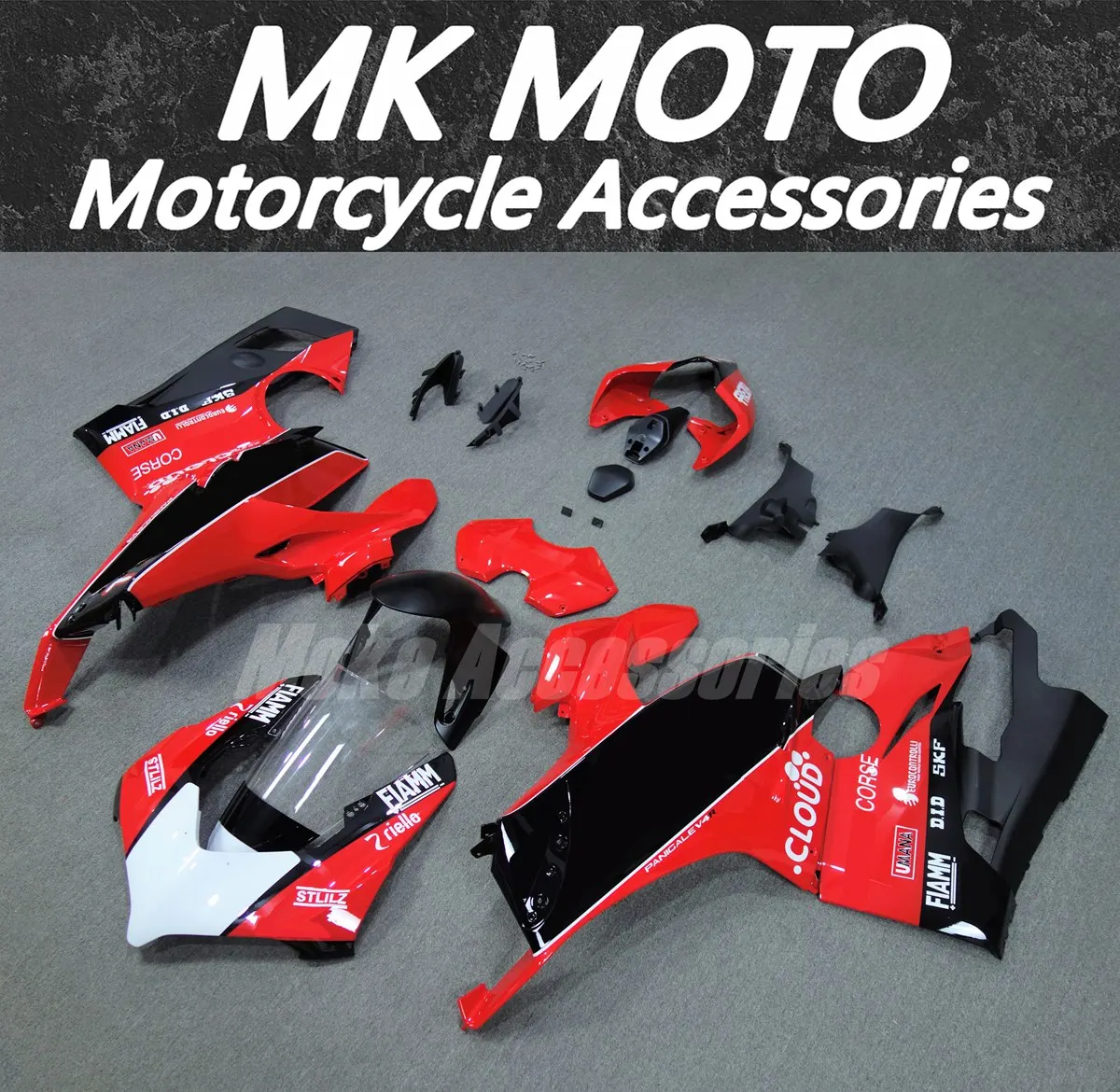 Moke moto Fairings Kit Fit For Panigale v4s v4r 2020 2021 Bodywork Set 20 21 Abs High Quality Injection White Black Red New
Moke moto Fairings Kit Fit For Panigale v4s v4r 2020 2021 Bodywork Set 20 21 Abs High Quality Injection White Black Red New