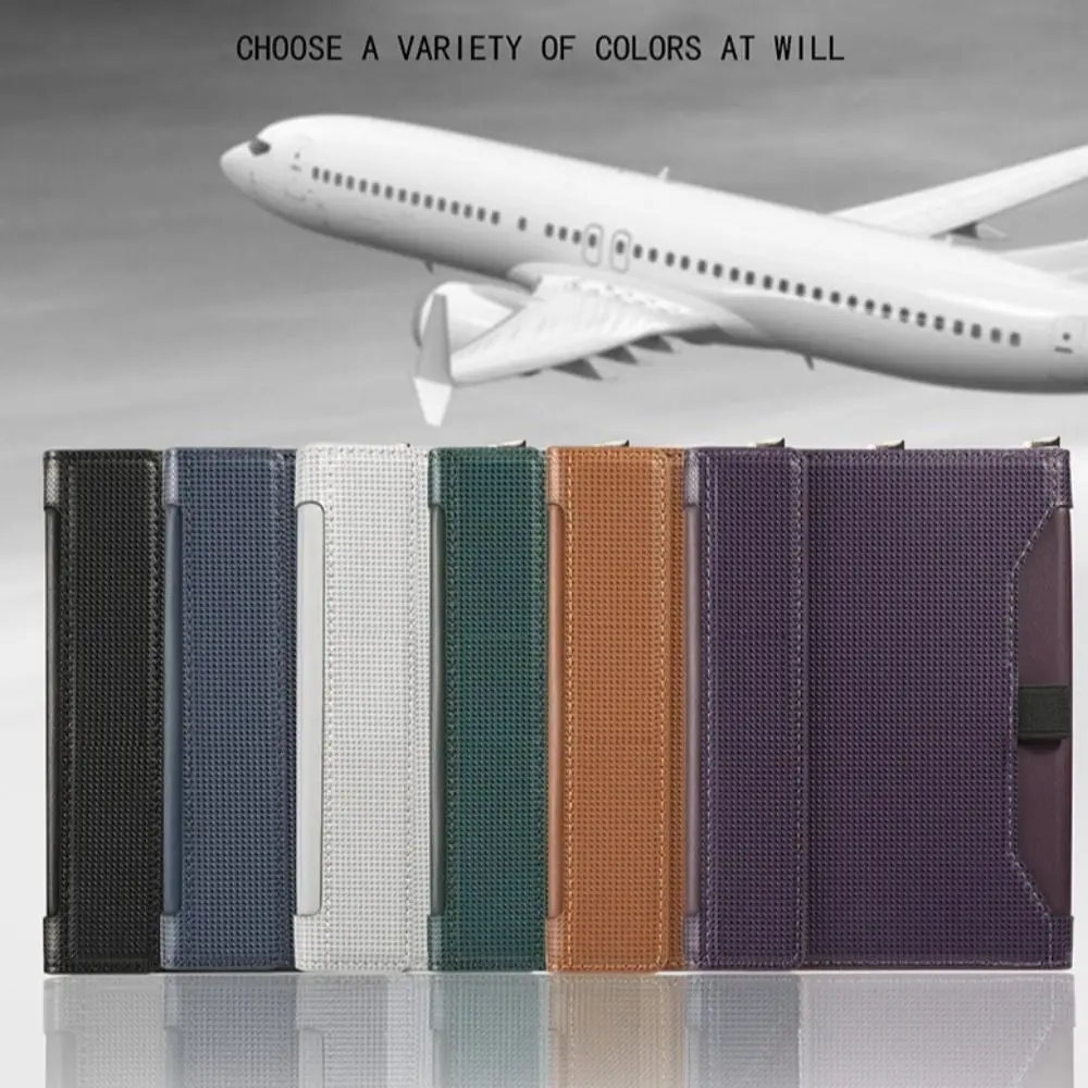 Solid Color Passport Holder RFID Blocking Clip Design Passport Cover Leather Ticket Slot Credit Holder Protection Accessories
Solid Color Passport Holder RFID Blocking Clip Design Passport Cover Leather Ticket Slot Credit Holder Protection Accessories