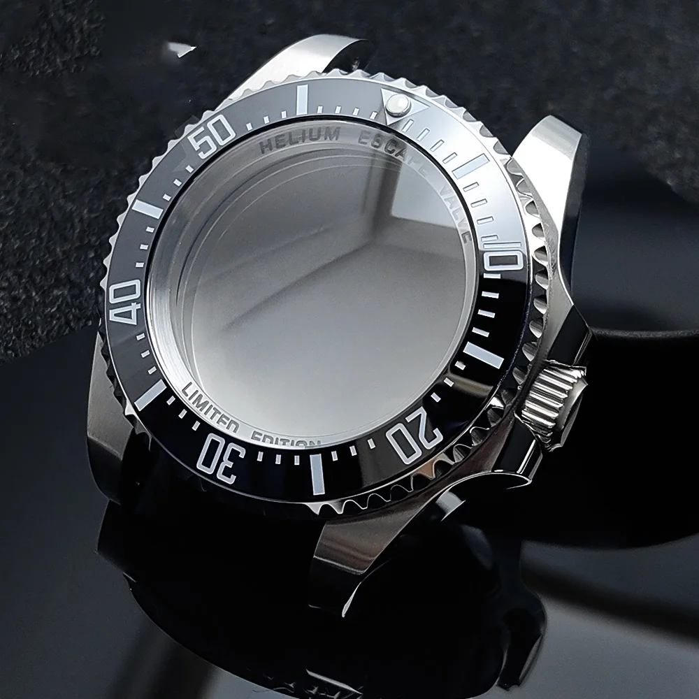 44MM Ceramic Bezel Case Silver SEA Big DEEP Homage Sapphire Crystal Watch Case Stainless 21MM Watch Strap Fit NH35 NH36 Movement
44MM Ceramic Bezel Case Silver SEA Big DEEP Homage Sapphire Crystal Watch Case Stainless 21MM Watch Strap Fit NH35 NH36 Movement