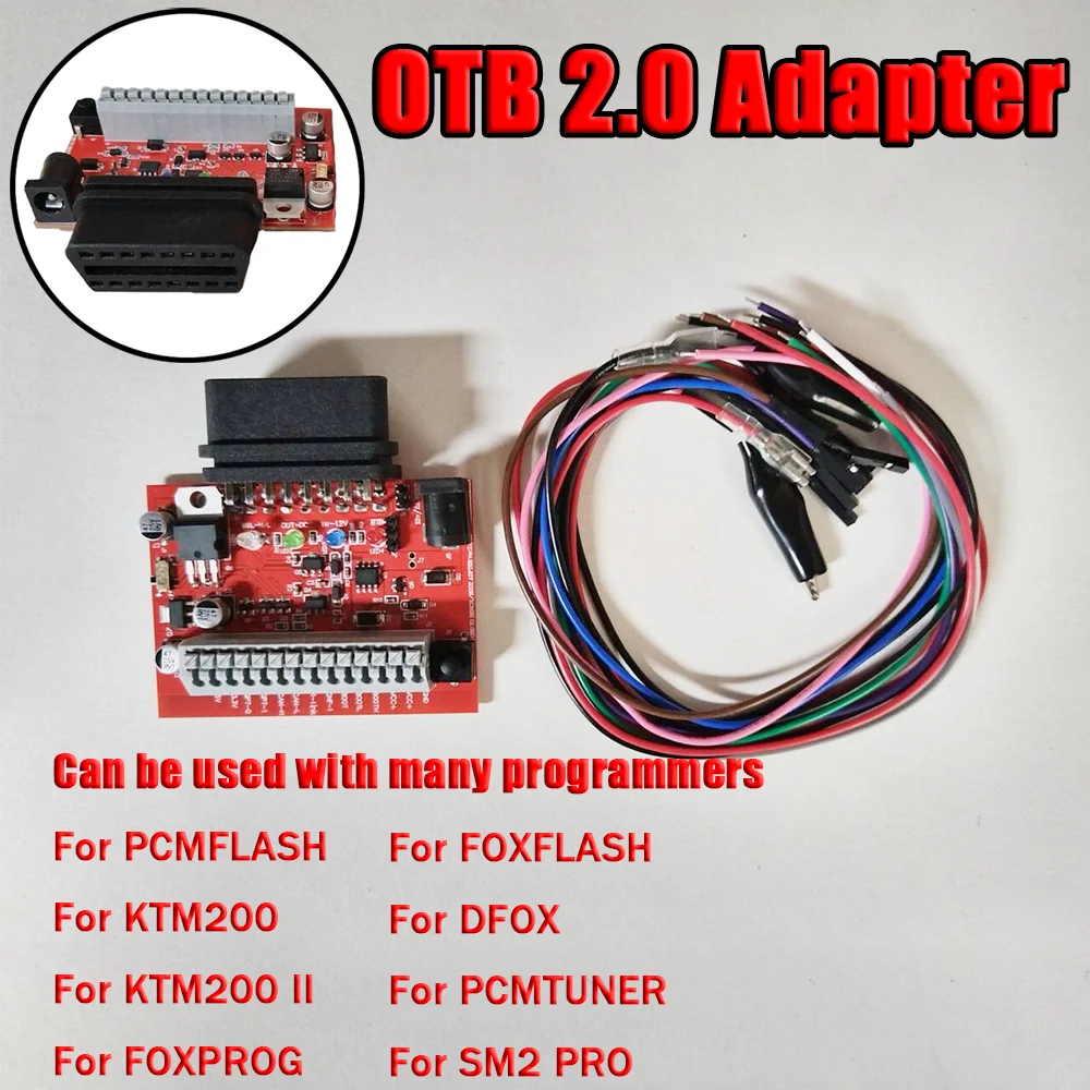 Upgrade Version OTB 2.0 Adapter OBD on Bench Adapter for KT200 KT200II for Fox-flash Foxprog ECU Programmer Tool 3 Way Boot
Upgrade Version OTB 2.0 Adapter OBD on Bench Adapter for KT200 KT200II for Fox-flash Foxprog ECU Programmer Tool 3 Way Boot