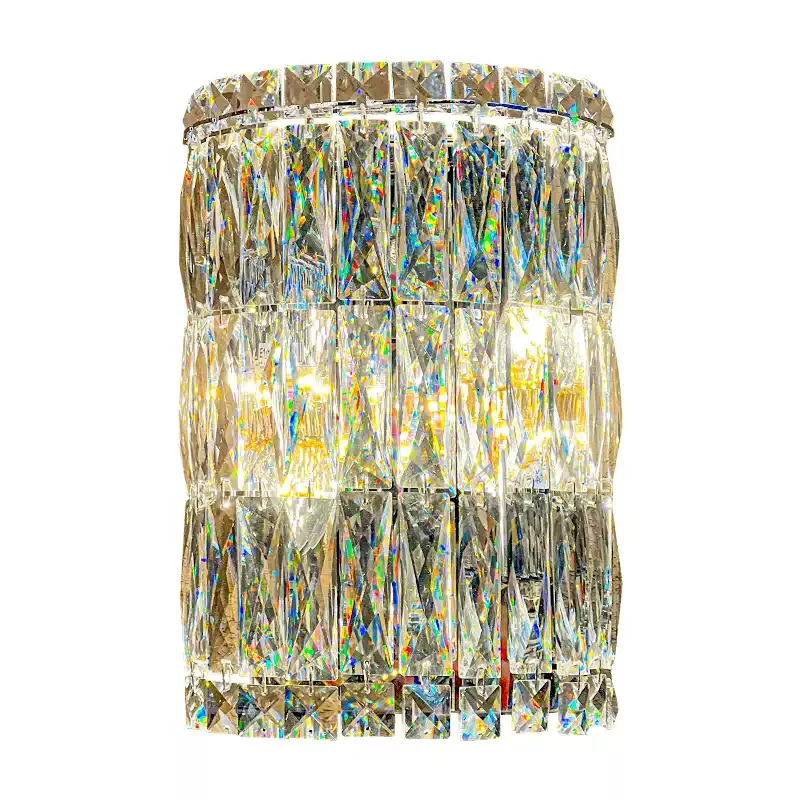 French warm makeup mirror, wall lamp high-end crystal villa, European classical room wall lamp
French warm makeup mirror, wall lamp high-end crystal villa, European classical room wall lamp