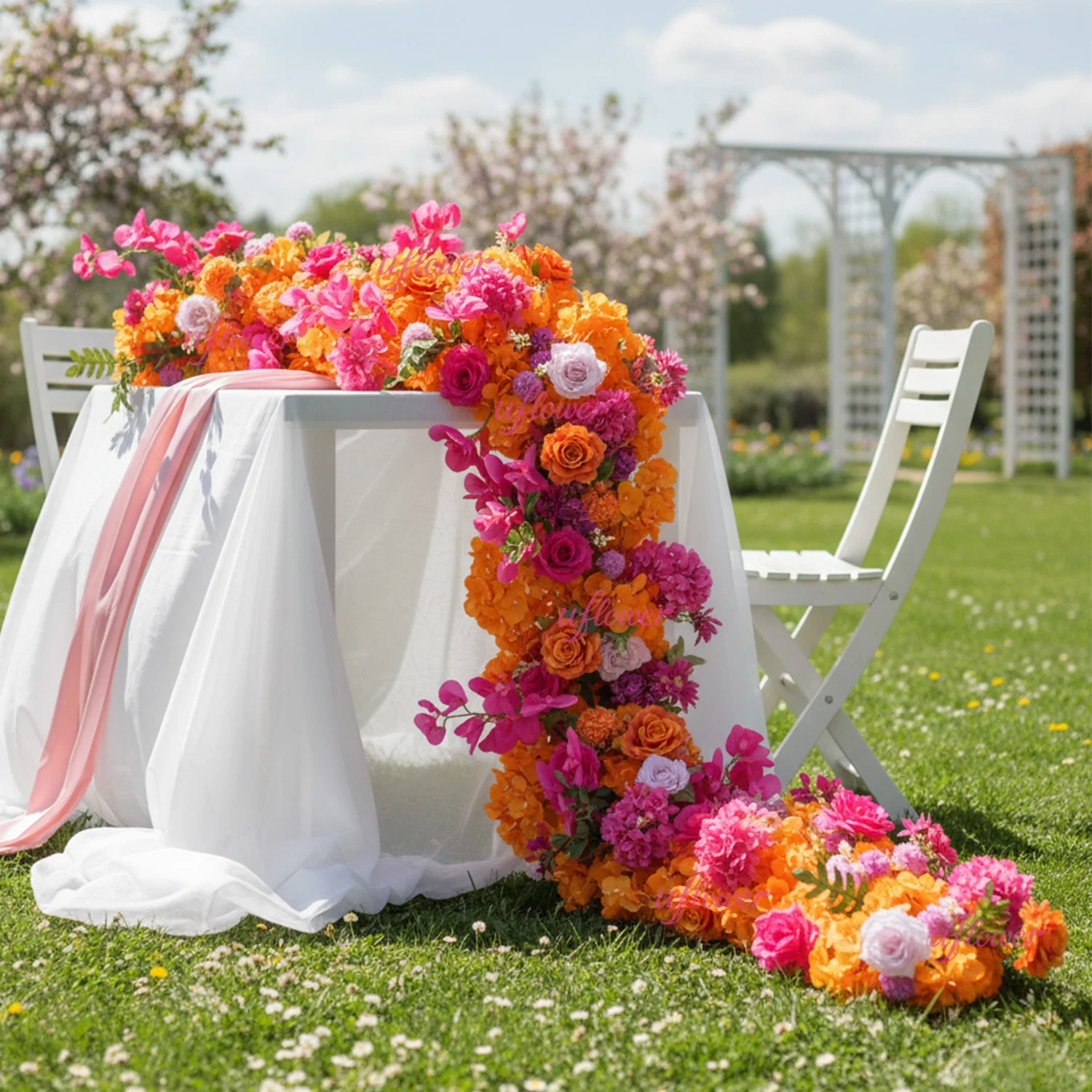 200cm Artificial Flower Runner for Wedding Stage Decor Romantic Luxury White Rose for Table Floral Centerpiece Backdrop Archs
200cm Artificial Flower Runner for Wedding Stage Decor Romantic Luxury White Rose for Table Floral Centerpiece Backdrop Archs