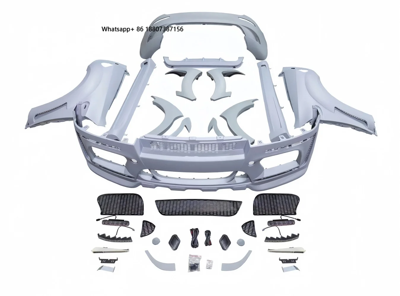 ForX6 E71 X6 Series 09-13 PP Plastic HM Wide Body Kit
ForX6 E71 X6 Series 09-13 PP Plastic HM Wide Body Kit