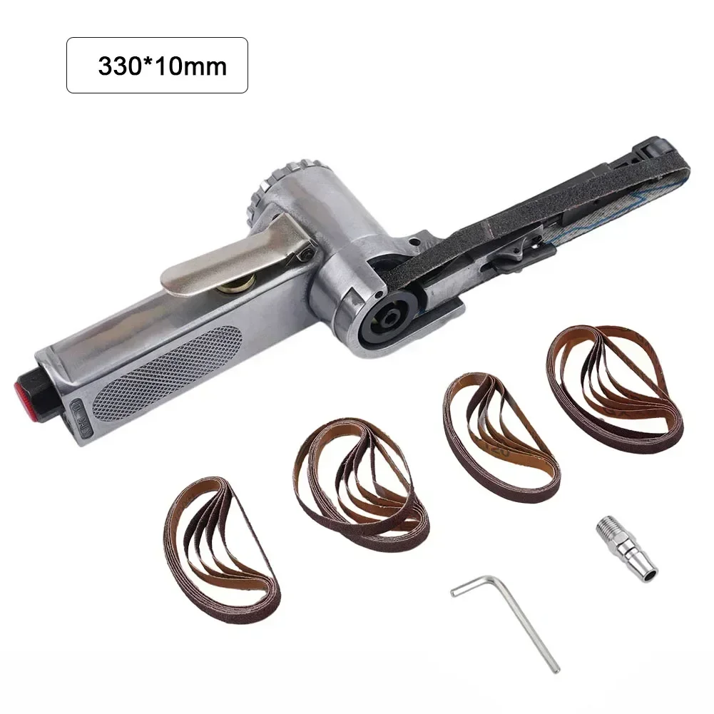 10mm 330 X 10mm Wide Air Finger Belt Sander Power File Detail Sanding + 25Belts 60 Grit/80 Grit/100 Grit/120 Grit
10mm 330 X 10mm Wide Air Finger Belt Sander Power File Detail Sanding + 25Belts 60 Grit/80 Grit/100 Grit/120 Grit