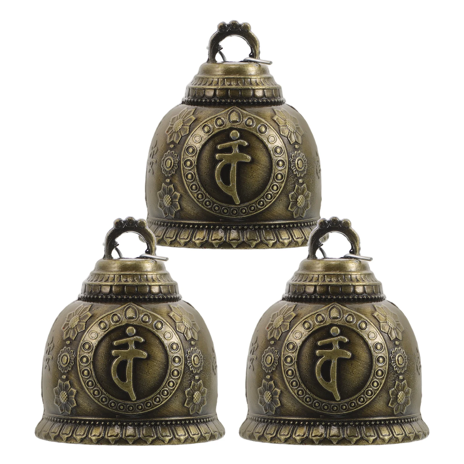 3pcs Feng Shui Bells Decorative Hanging Chimes Zinc Alloy Dragon Phoenix Wind Sound Garden Accessories
3pcs Feng Shui Bells Decorative Hanging Chimes Zinc Alloy Dragon Phoenix Wind Sound Garden Accessories