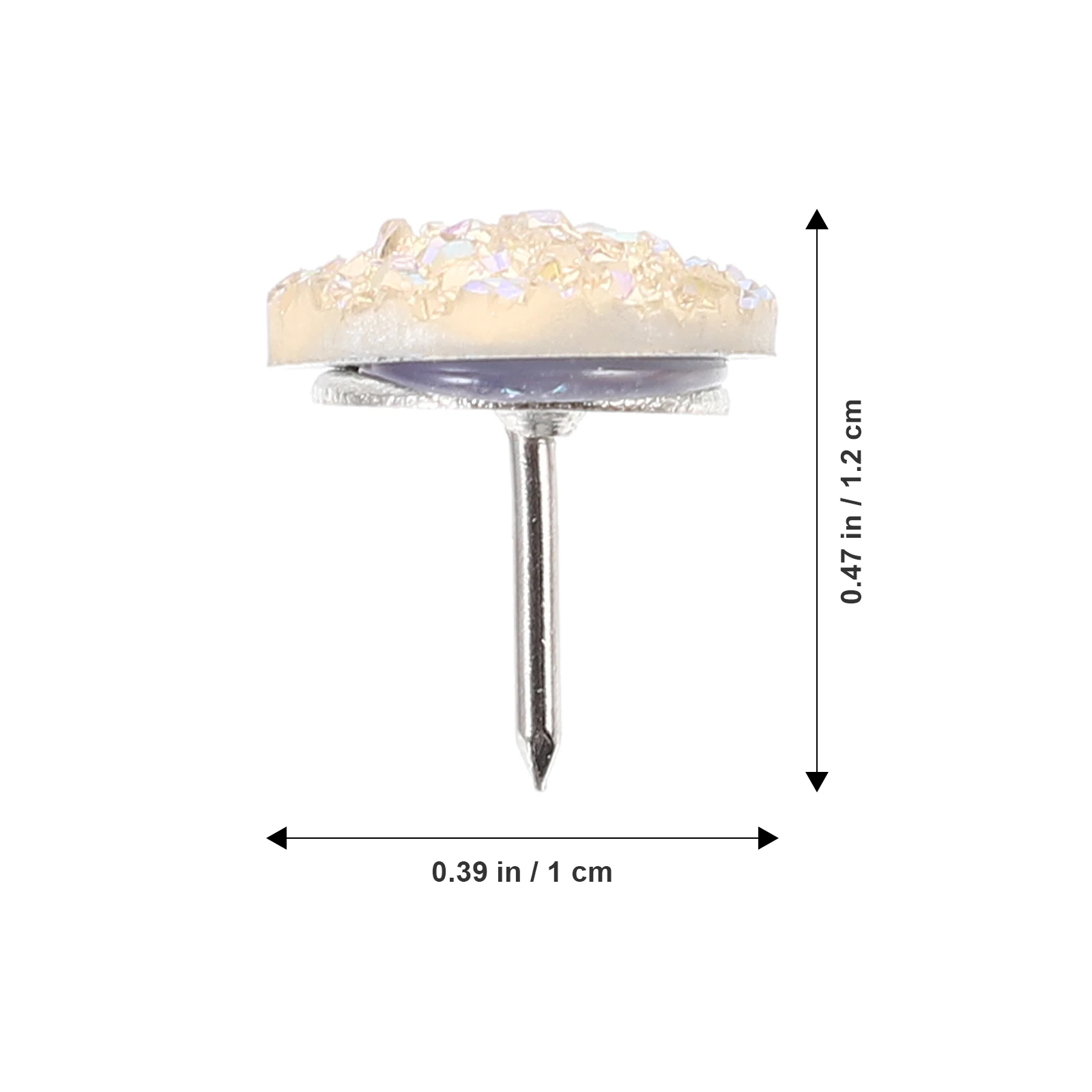 30pcs Diamond Thumb Tacks Shining Push Pins Cork Board Accessories Silver Flat Map Round Office Supplies Multi Function
30pcs Diamond Thumb Tacks Shining Push Pins Cork Board Accessories Silver Flat Map Round Office Supplies Multi Function