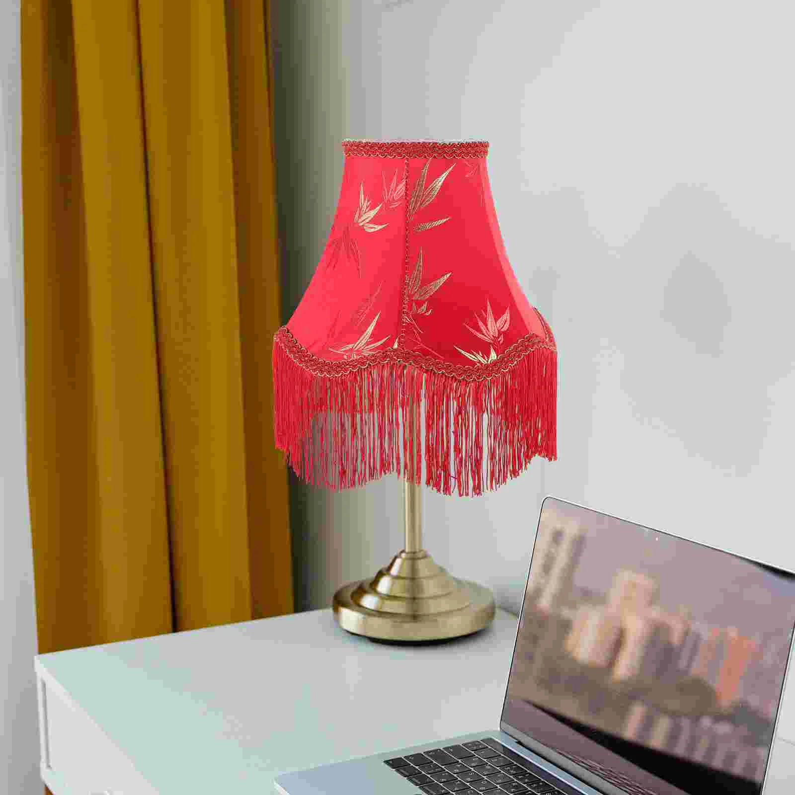 Pendant Lights European Tassel Lampshade Fabric Wedding Shades Desk for Hotel Cloth Lampshades Red
Pendant Lights European Tassel Lampshade Fabric Wedding Shades Desk for Hotel Cloth Lampshades Red