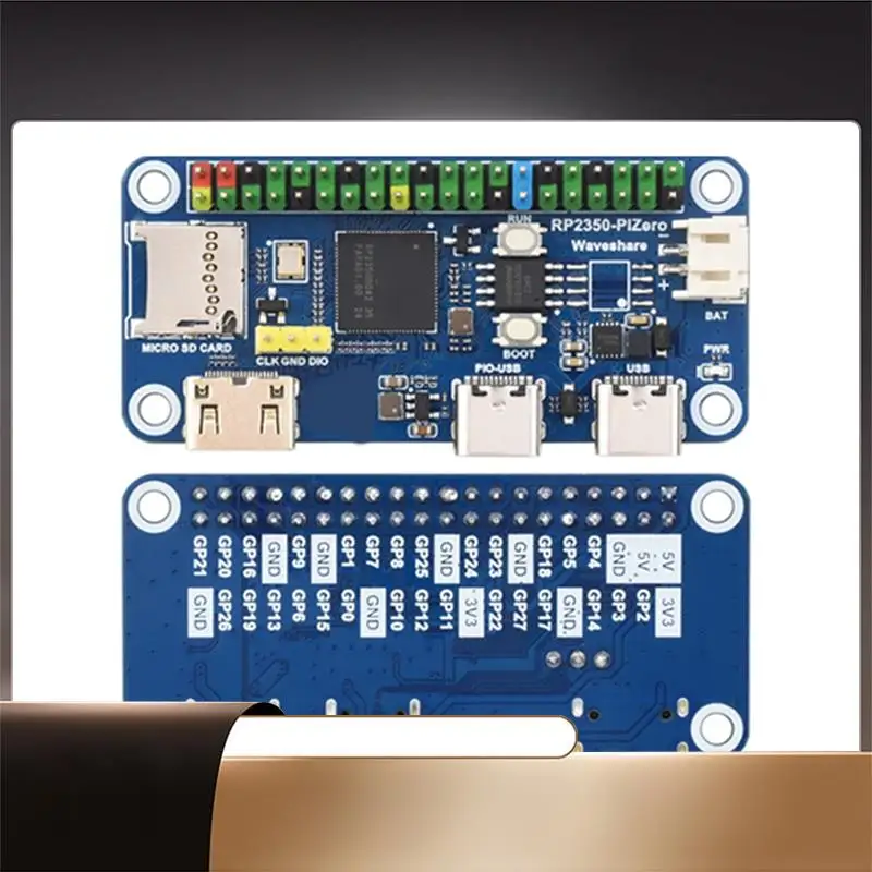RP2350-Pizero For Raspberry Pi Pico 2 RP2350B Development Board PSRAM DVI For -Compatible-X64A
RP2350-Pizero For Raspberry Pi Pico 2 RP2350B Development Board PSRAM DVI For -Compatible-X64A