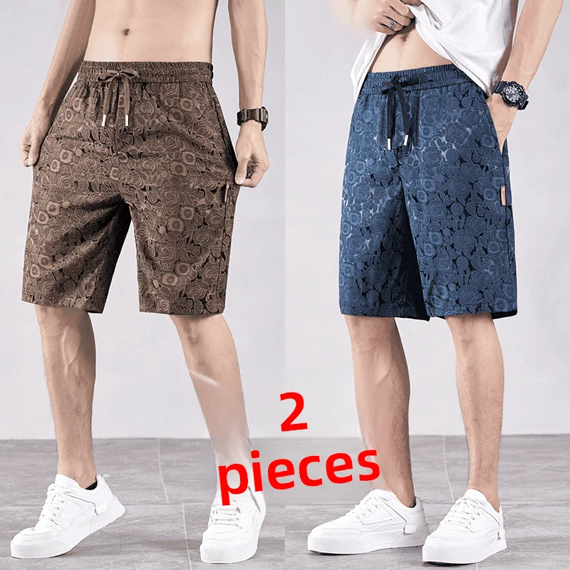 Ice Silk Qui Dry Lightweight Summer Casual orts Men's Five-Quarter Faionable Straight Leg Pants Breathable Comfortable
Ice Silk Qui Dry Lightweight Summer Casual orts Men's Five-Quarter Faionable Straight Leg Pants Breathable Comfortable