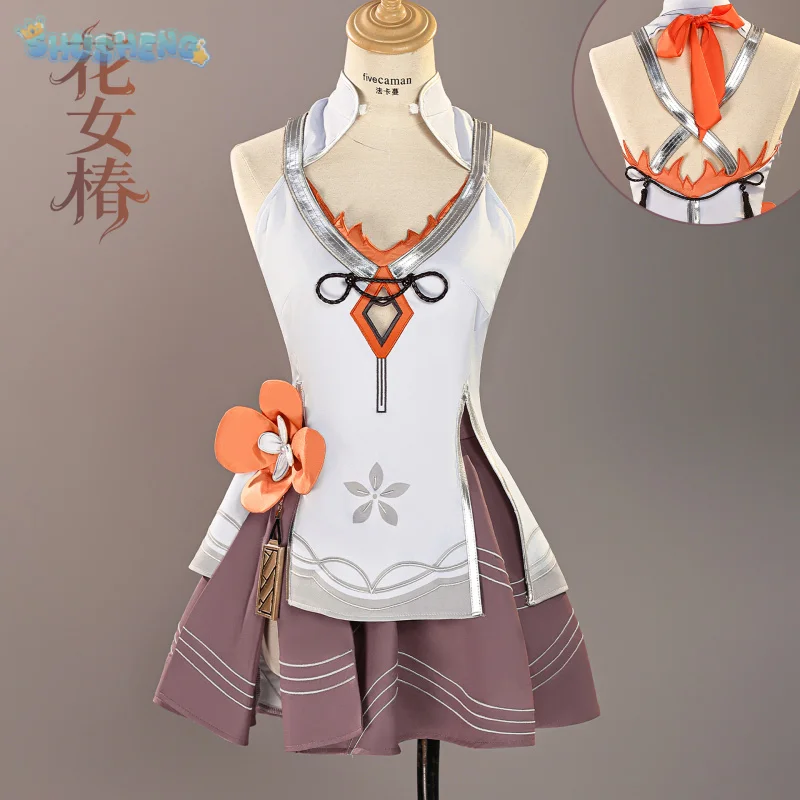 Game Wuthering Waves Camellya Cosplay Costume Woman Top skirt headwear, props Halloween carnival girl cute New uniform XS-XXXL
Game Wuthering Waves Camellya Cosplay Costume Woman Top skirt headwear, props Halloween carnival girl cute New uniform XS-XXXL