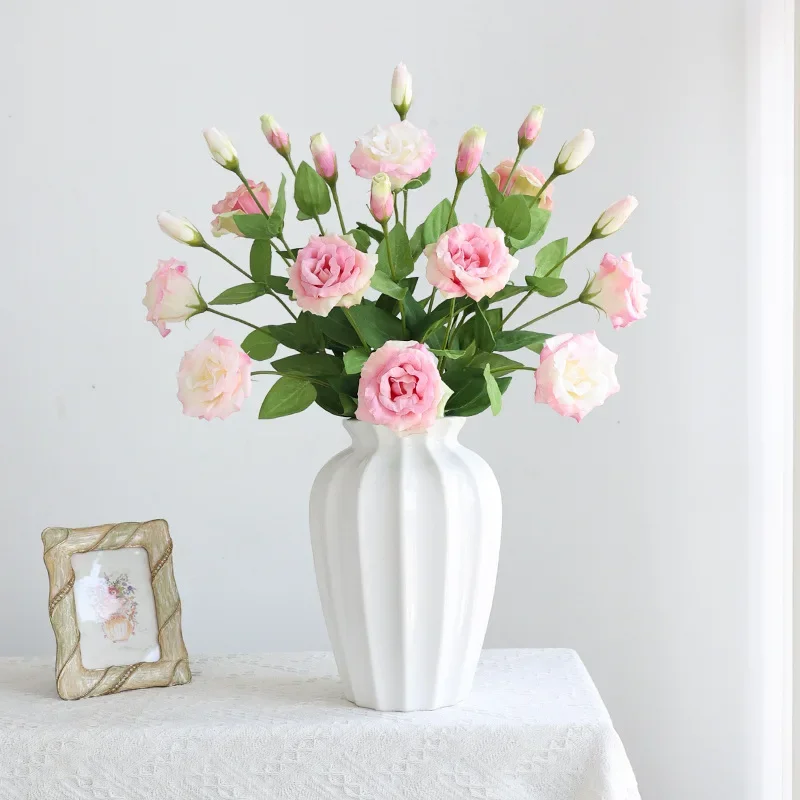 10Pcs/lot Moisturizing 2Head Eustoma Real Touch Artificial Flowers Home Decoration Wedding Bouquet Party Decor Floral Lisianthus
10Pcs/lot Moisturizing 2Head Eustoma Real Touch Artificial Flowers Home Decoration Wedding Bouquet Party Decor Floral Lisianthus