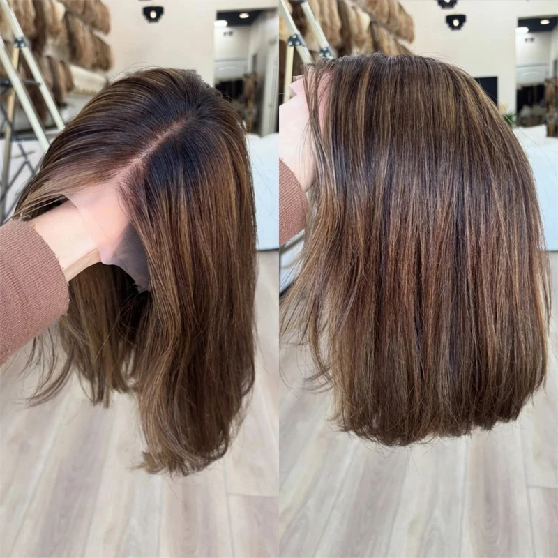 Женский парик 13x4 Ombre Коричневый Блондин Синтетический HD Парик фронта шнурка Короткий прямой боб Натуральная предварительно выщипанная линия волос с волосами ребенка
Женский парик 13x4 Ombre Коричневый Блондин Синтетический HD Парик фронта шнурка Короткий прямой боб Натуральная предварительно выщипанная линия волос с волосами ребенка