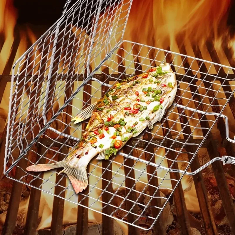 Stainless Steel BBQ Mesh Non Stick Grilling Basket Grill Mesh Mat for Meat Vegetable Steak Picnic Party Barbecue Tool
Stainless Steel BBQ Mesh Non Stick Grilling Basket Grill Mesh Mat for Meat Vegetable Steak Picnic Party Barbecue Tool