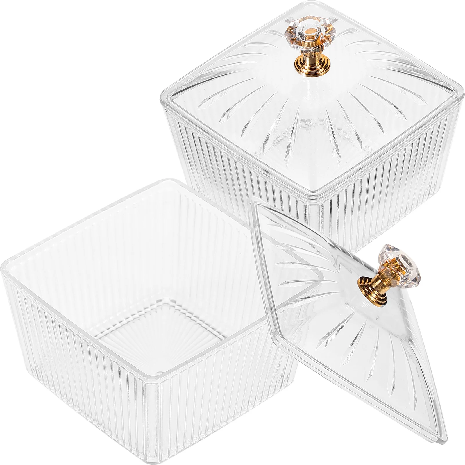 2Pcs Candy Jar Tea Coffee Sugar Canister Snack Container Airtight Storage Jars Refreshment Fruit Box Sugar Bowl Spice Holder
2Pcs Candy Jar Tea Coffee Sugar Canister Snack Container Airtight Storage Jars Refreshment Fruit Box Sugar Bowl Spice Holder