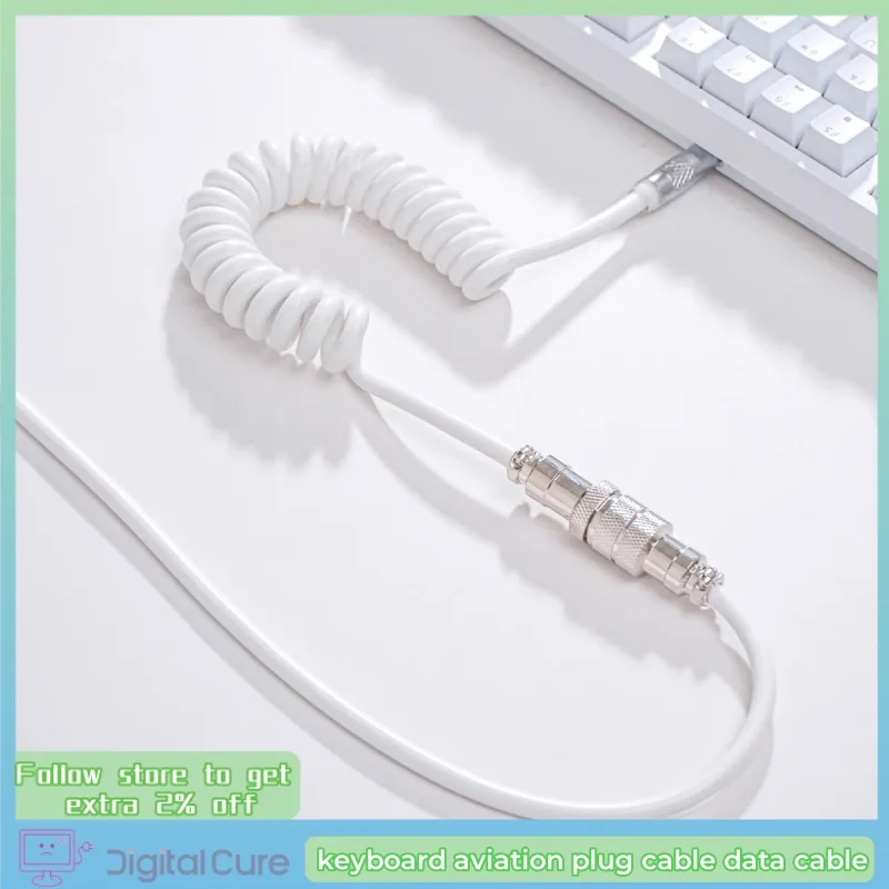 Customized Keyboard Aviation Plug Cable Data Cable Pu Spiral Matching Aluminum Alloy Shell Gradient Breathing Light Type-C
Customized Keyboard Aviation Plug Cable Data Cable Pu Spiral Matching Aluminum Alloy Shell Gradient Breathing Light Type-C