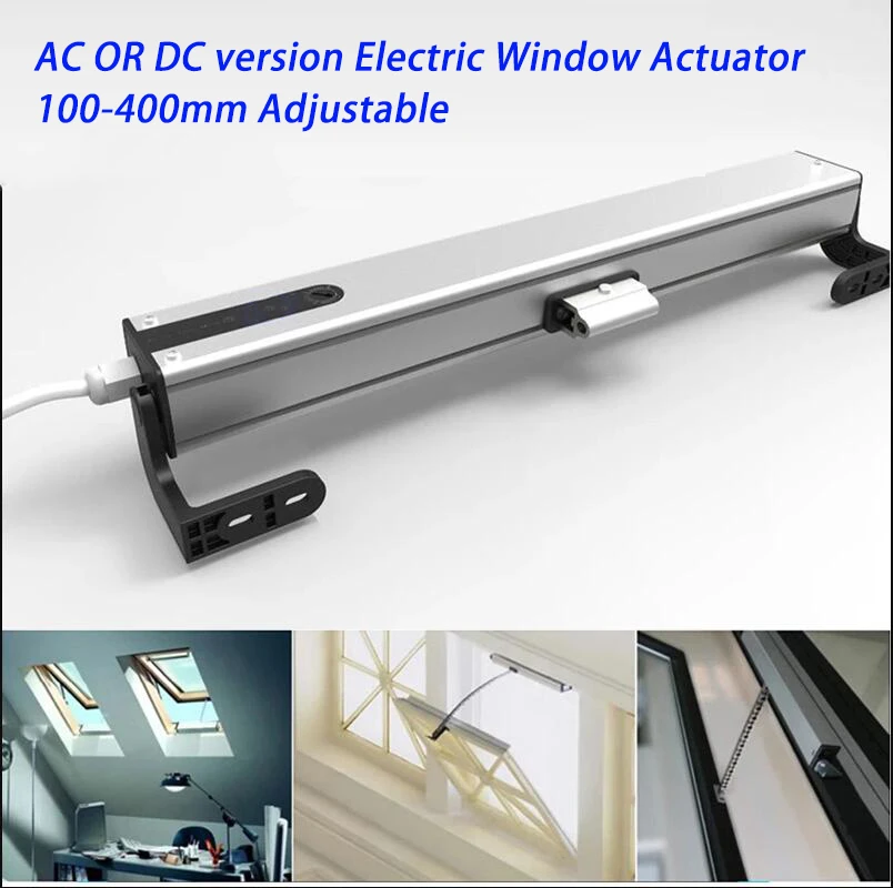 AC OR DC Electric Window Motor Chain Adjustable Window Actuator DIY Smart Home Basement Greenhouse Skylight Pusher
AC OR DC Electric Window Motor Chain Adjustable Window Actuator DIY Smart Home Basement Greenhouse Skylight Pusher