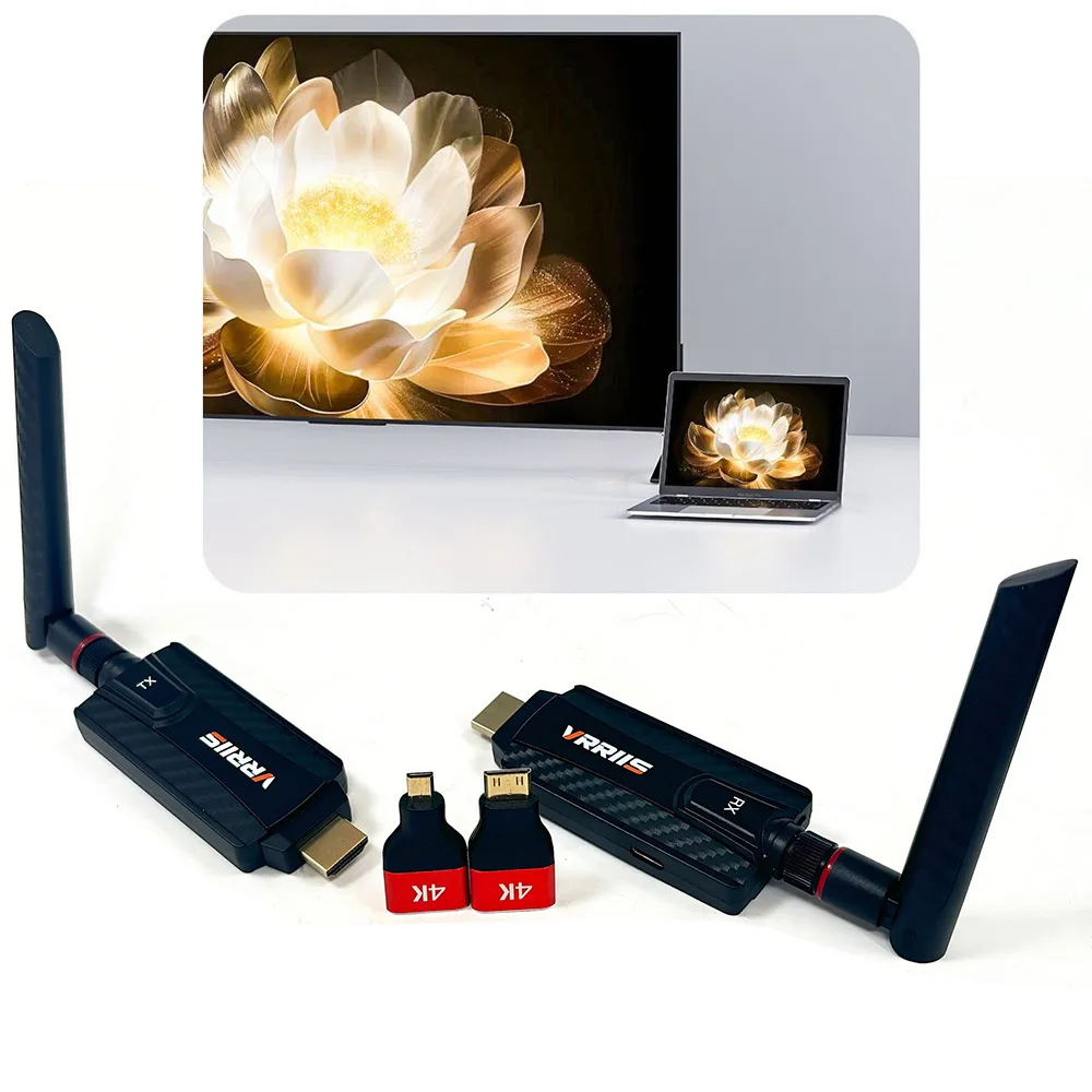 200M Wireless HDMI Video Transmitter Receiver Kit Extender Display Adapter TV Stick Dongle for Laptop PC To TV Monitor Projector
200M Wireless HDMI Video Transmitter Receiver Kit Extender Display Adapter TV Stick Dongle for Laptop PC To TV Monitor Projector